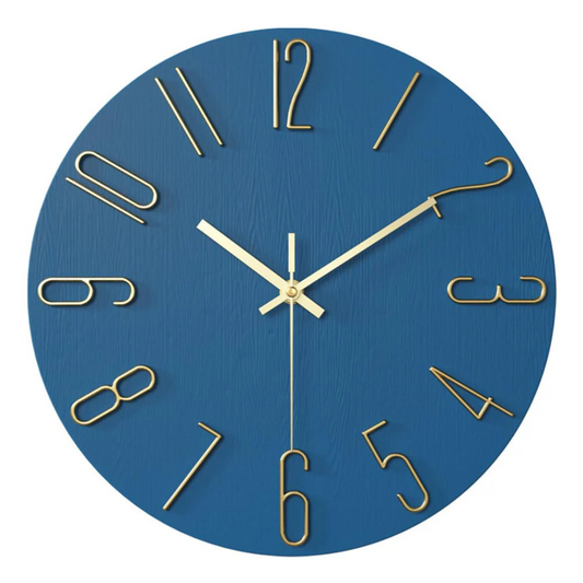 Modern Wall Clock Silent Quartz Movement 30cm
