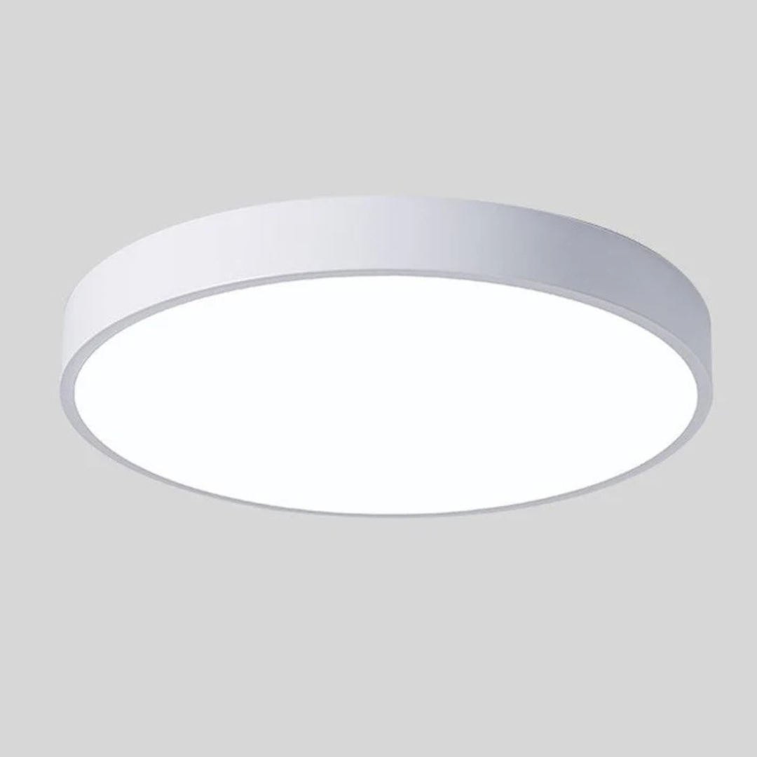 Wooden LED Ceiling Light Scandinavian Design Round Shape