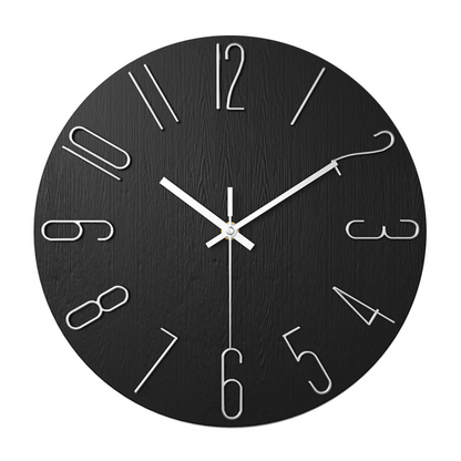 Modern Wall Clock Silent Quartz Movement 30cm