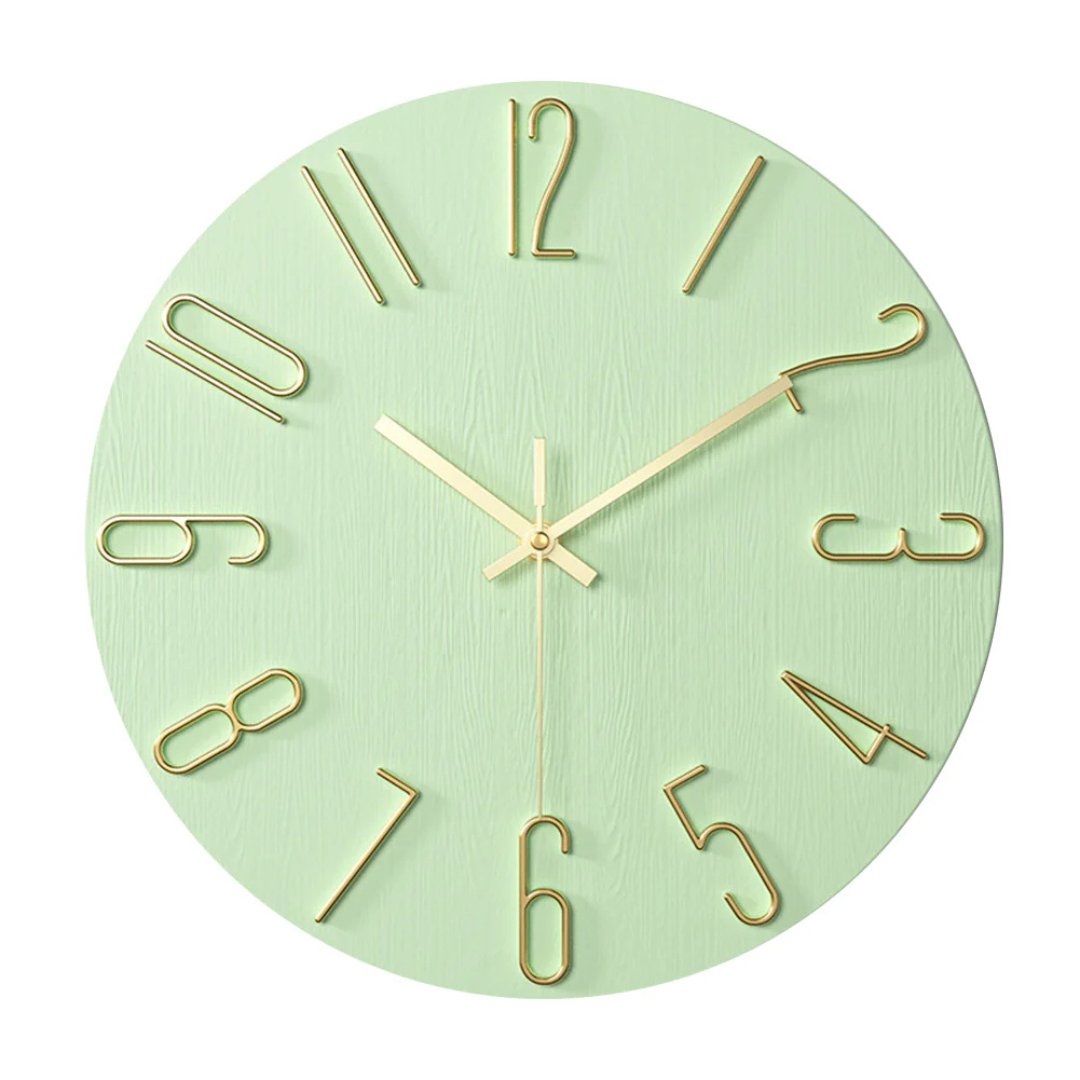Modern Wall Clock Silent Quartz Movement 30cm