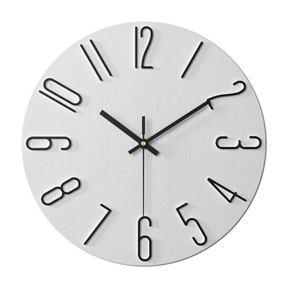 Modern Wall Clock Silent Quartz Movement 30cm