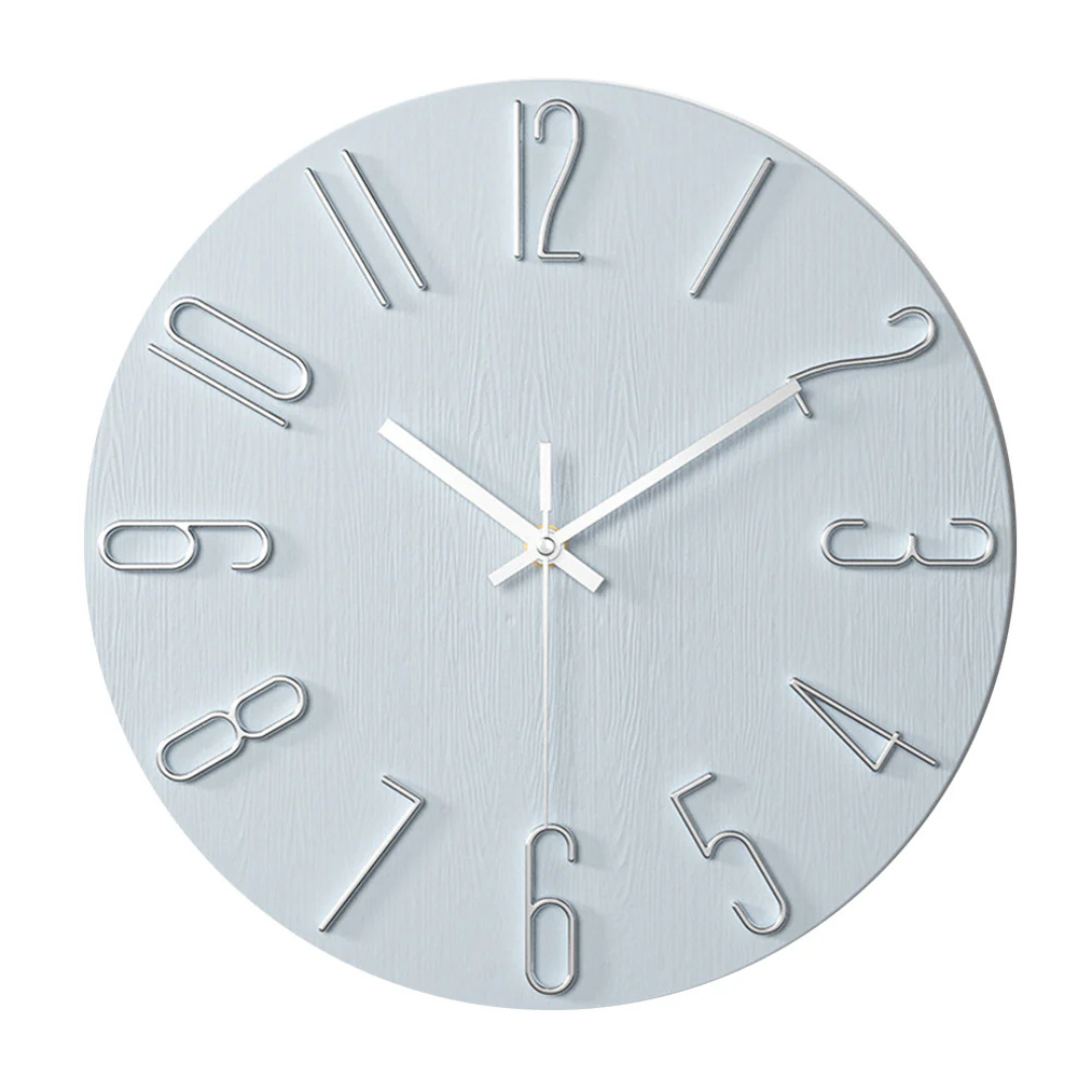 Modern Wall Clock Silent Quartz Movement 30cm
