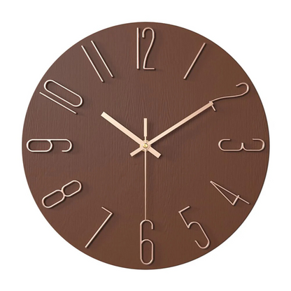 Modern Wall Clock Silent Quartz Movement 30cm