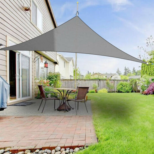 Outdoor Sun Shade Sail Water Resistant UV Protection Easy Install