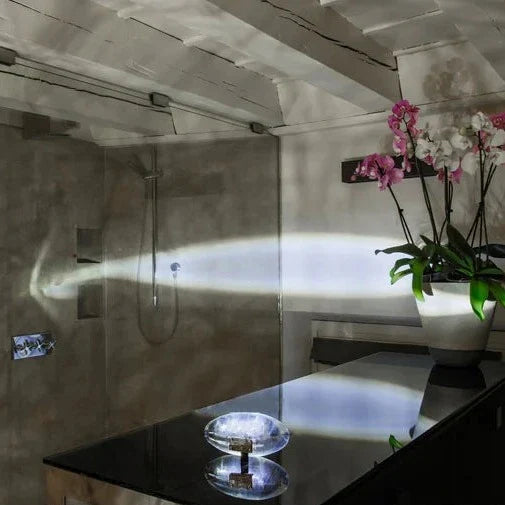 Mini Crystal Table Lamp with Sunset Sky Lighting Effect and USB Power