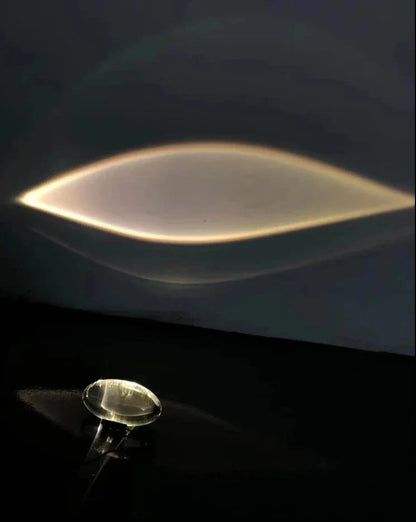 Mini Crystal Table Lamp with Sunset Sky Lighting Effect and USB Power