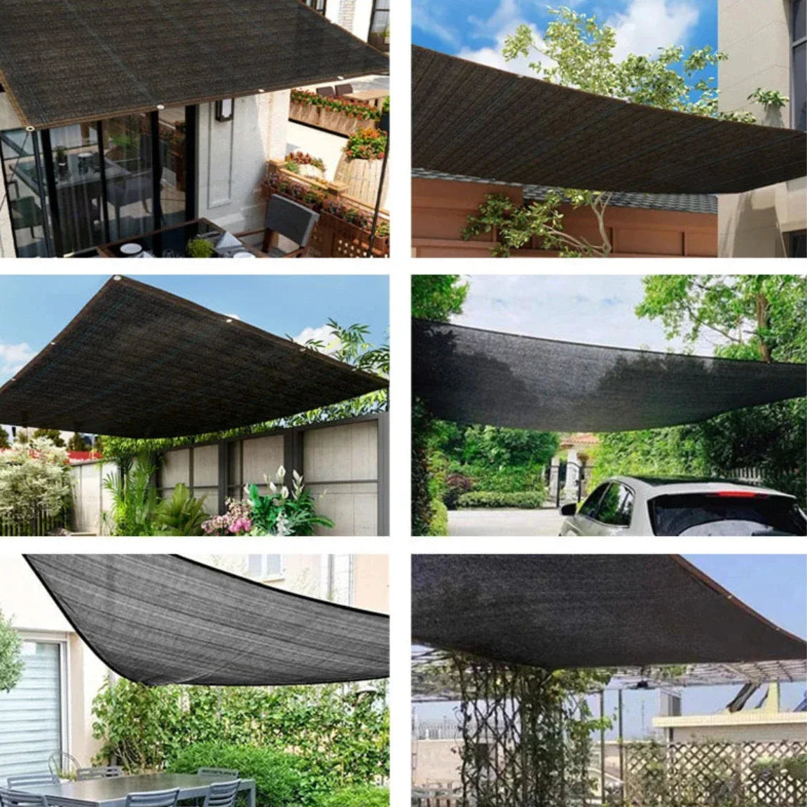 Outdoor UV Blocking Shade Net for Garden Patio and Balcony