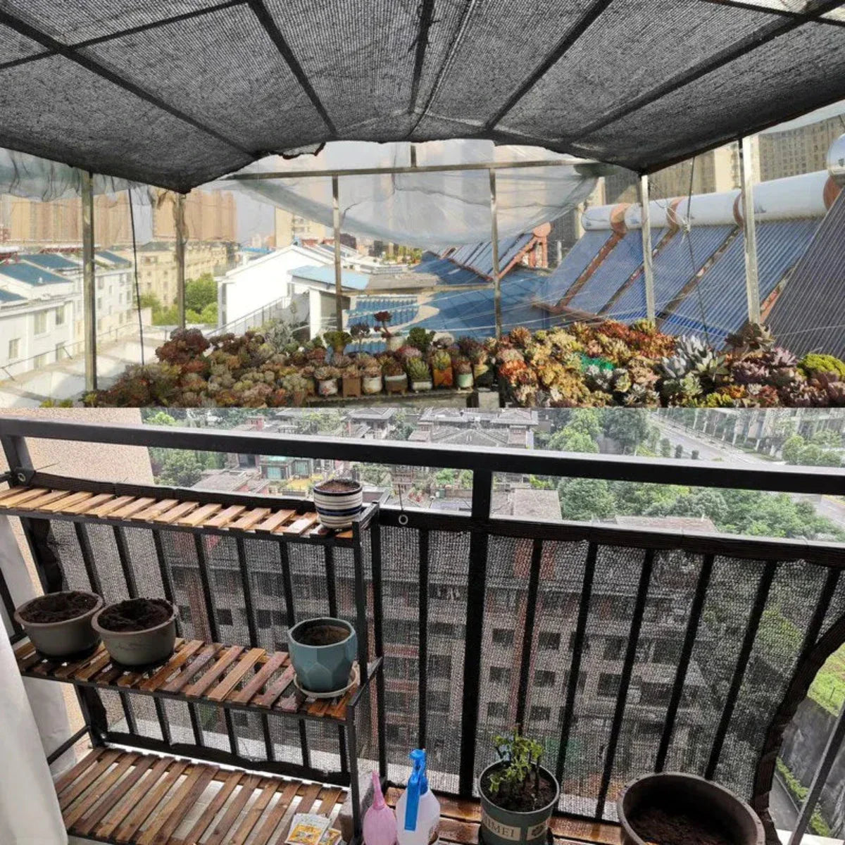 Outdoor UV Blocking Shade Net for Garden Patio and Balcony