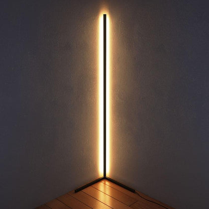 LED Corner Floor Lamp with Dimmable Light and Remote Control