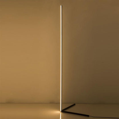 LED Corner Floor Lamp with Dimmable Light and Remote Control
