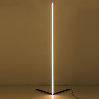 LED Corner Floor Lamp with Dimmable Light and Remote Control
