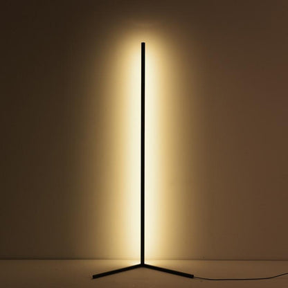 LED Corner Floor Lamp with Dimmable Light and Remote Control