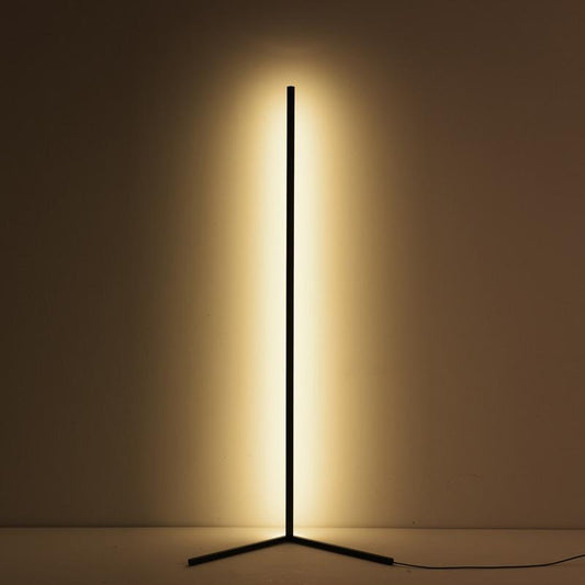 LED Corner Floor Lamp with Dimmable Light and Remote Control