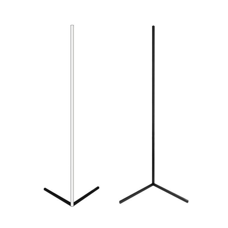 LED Corner Floor Lamp with Dimmable Light and Remote Control